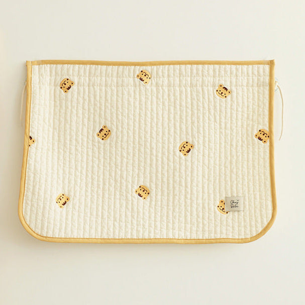 パターンプリントキルティングカーテン