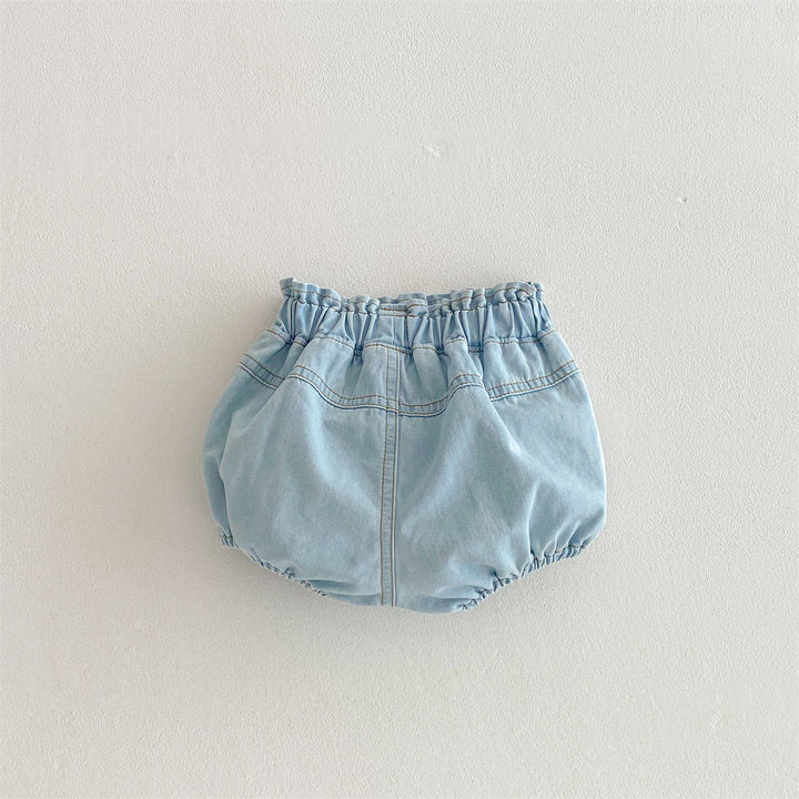 【73-100】シンプルデニムブルマ