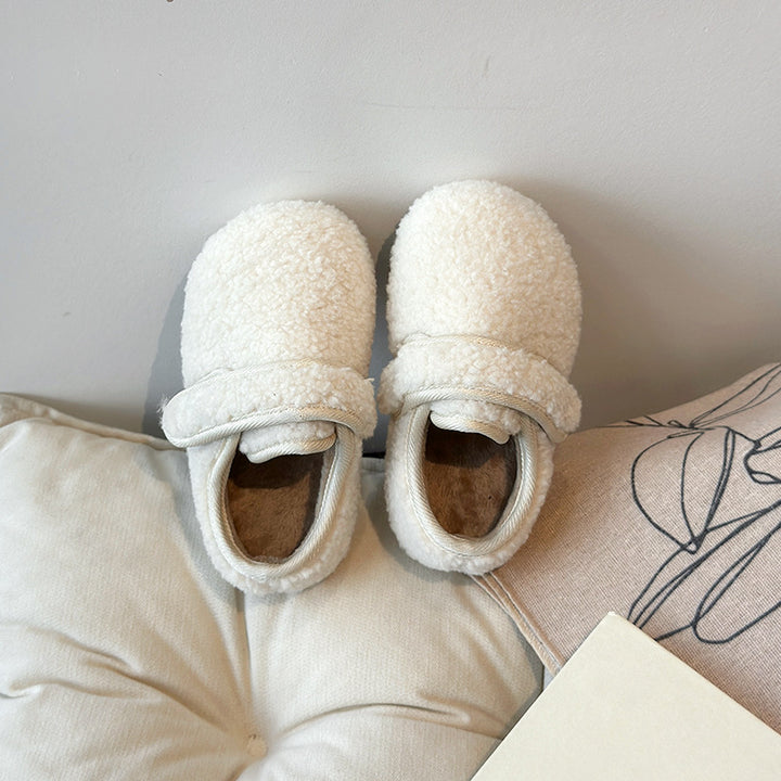 【13.5-21.0】ワンベルトボアシューズ