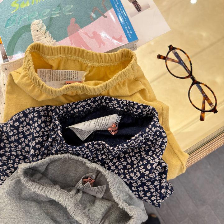 【80-130】フリルヘムロングパンツ