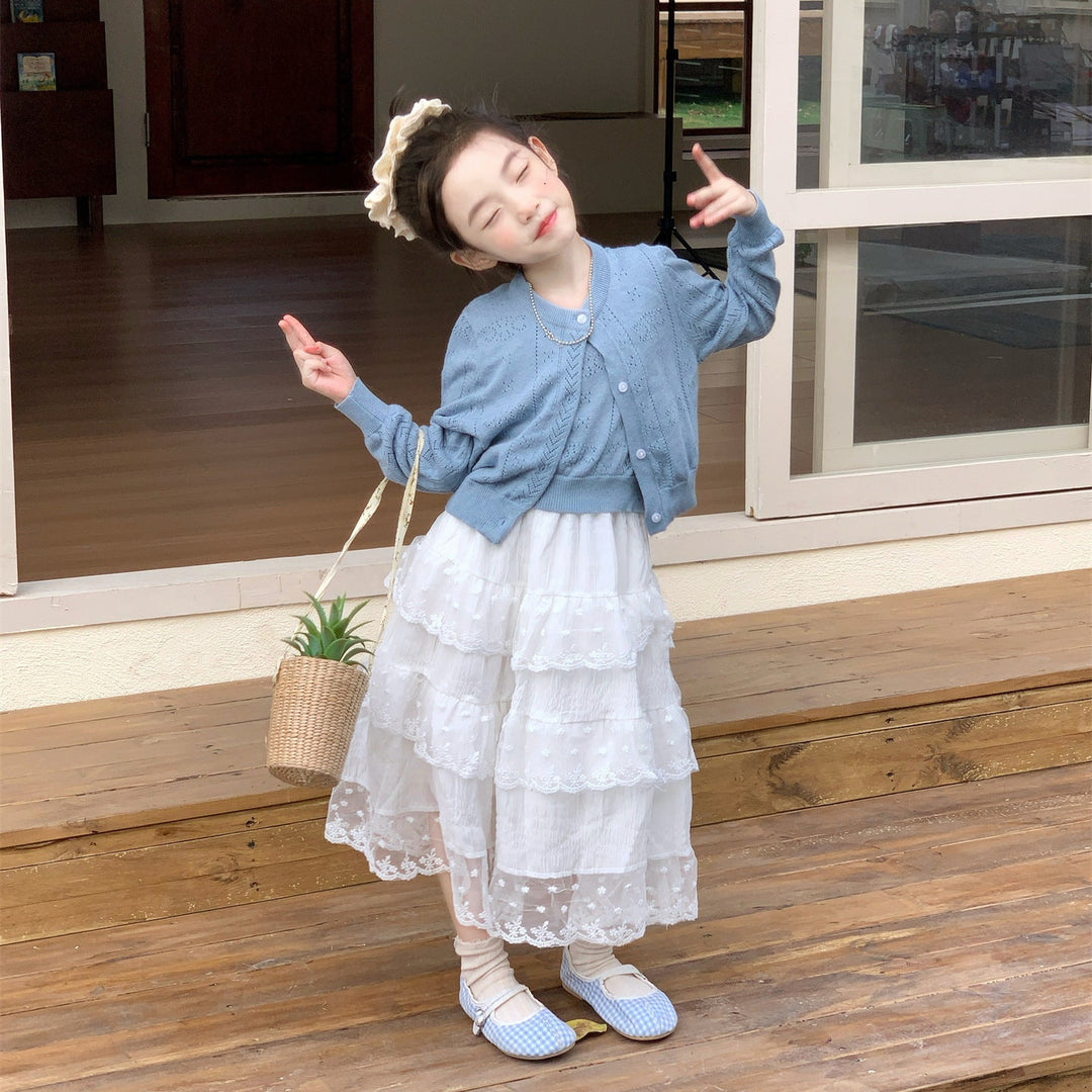 【90-140】レースティアードスカート