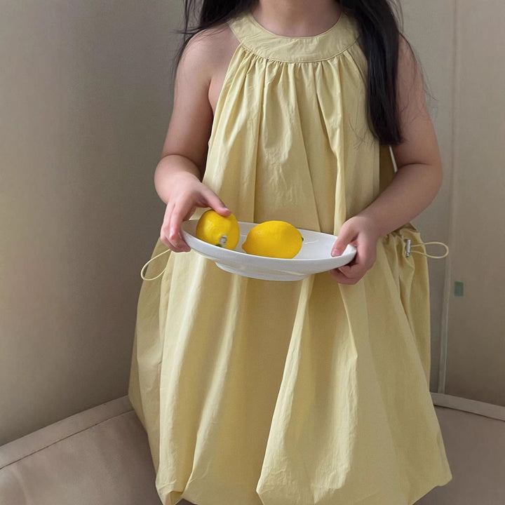 【90-150】ドロストデザインバルーンワンピース