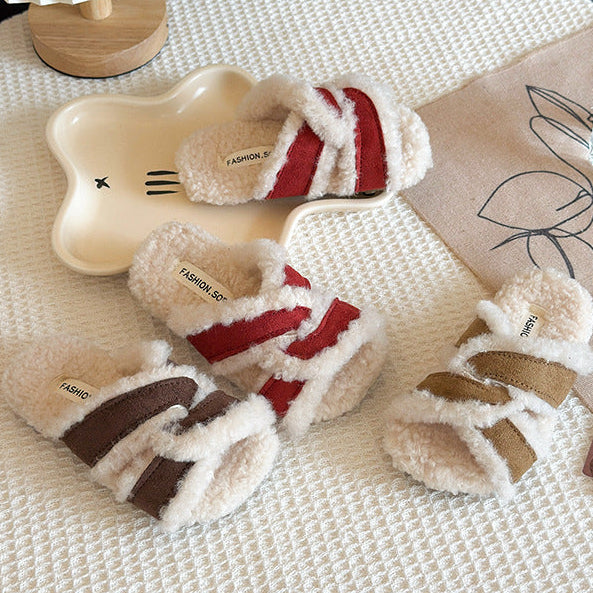 【15.5-21.5】クロスデザインボアサンダル