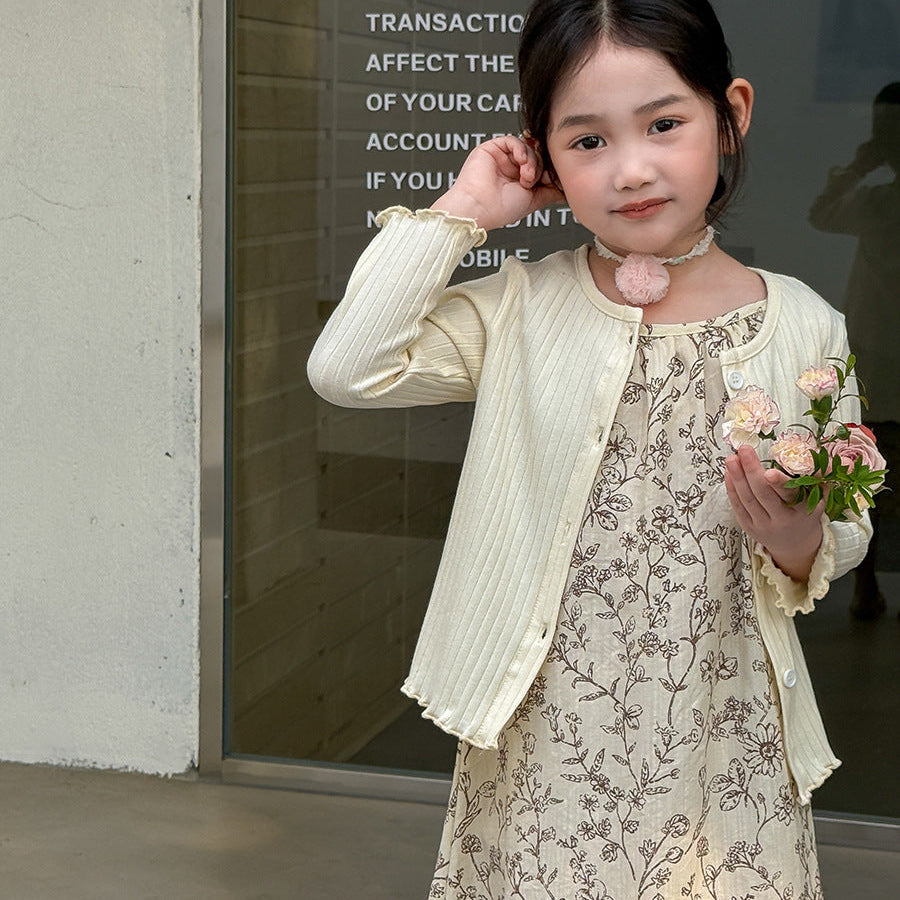 【90-140】シンプルサマーカーディガン