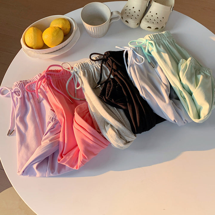 【90-150】ウエストリボンジョガーパンツ