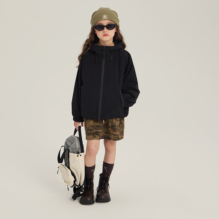 【90-150】迷彩柄カーゴスカート