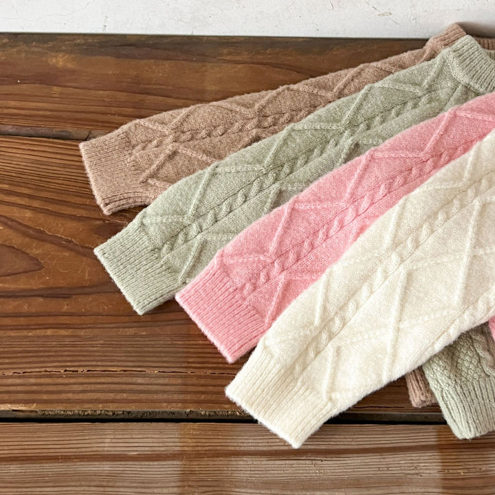 【73-110】アーガイル編みニットセットアップ