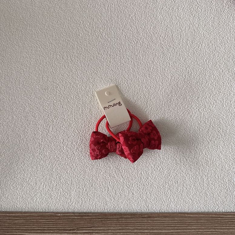 リボンモチーフヘアゴム