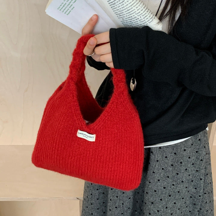 あったかニットバッグ