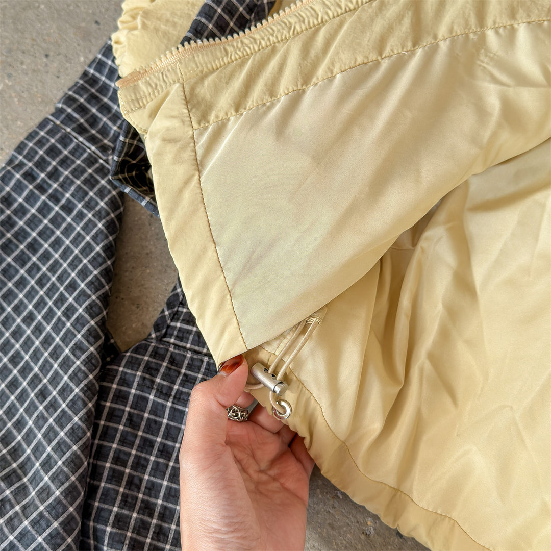 【80-130】フード付き中綿ジャケット