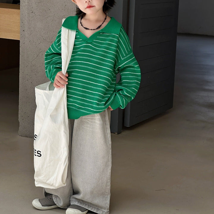 【90-150】ルーズワイドデニム