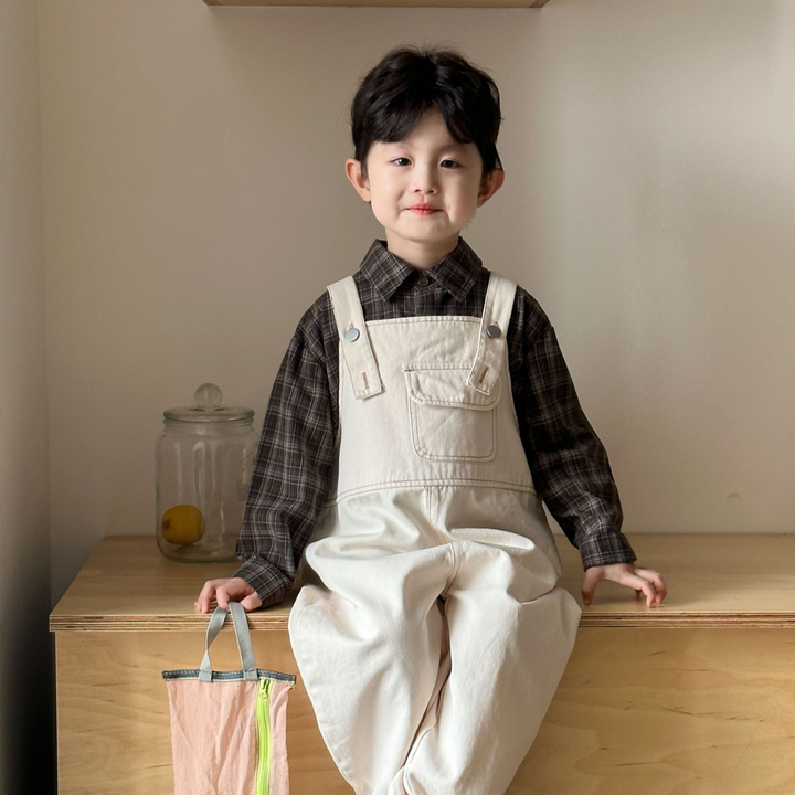【80-150】カジュアルサロペットパンツ