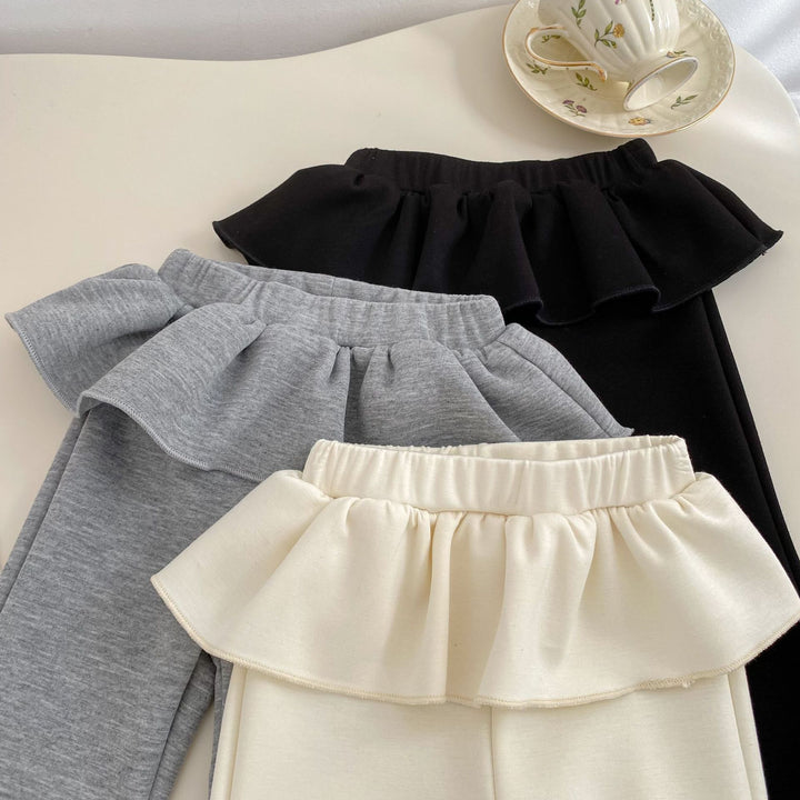 【73-120】ウエストフリルフレアパンツ