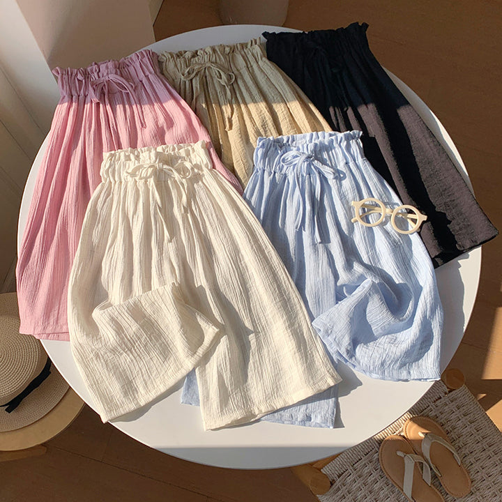 【90-150】サマーロングワイドパンツ