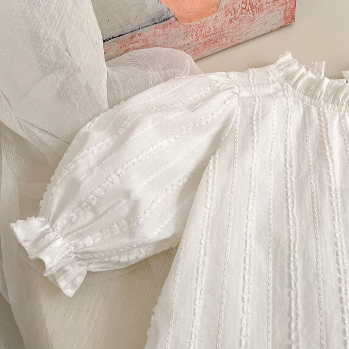 【73-120】フリルスタンドカラープルオーバー