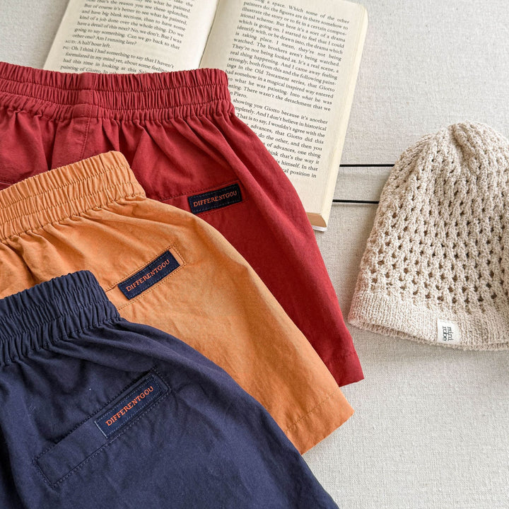 【80-130】ロゴデザインショートパンツ