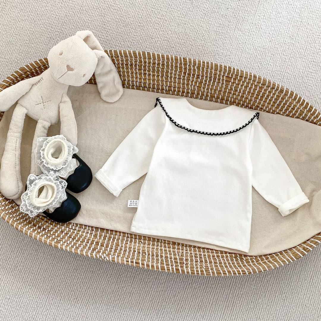 【73-120】襟付き長袖プルオーバー