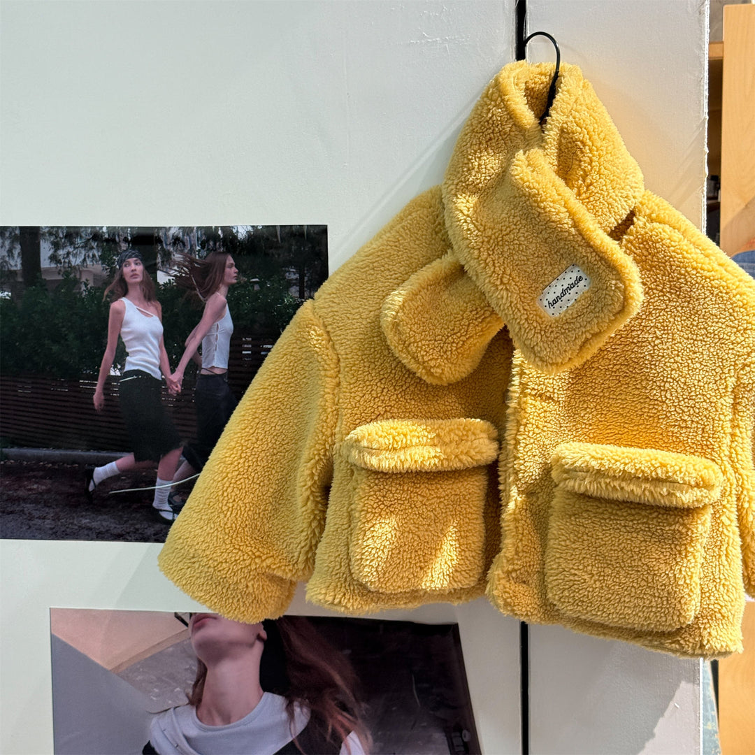 【80-130】マフラー付きボアジャケット