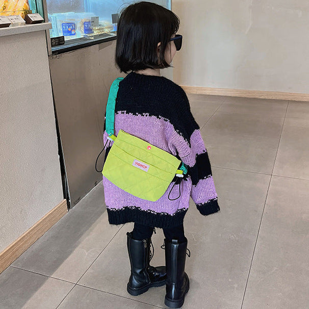 カラフルショルダーキルティングバッグ