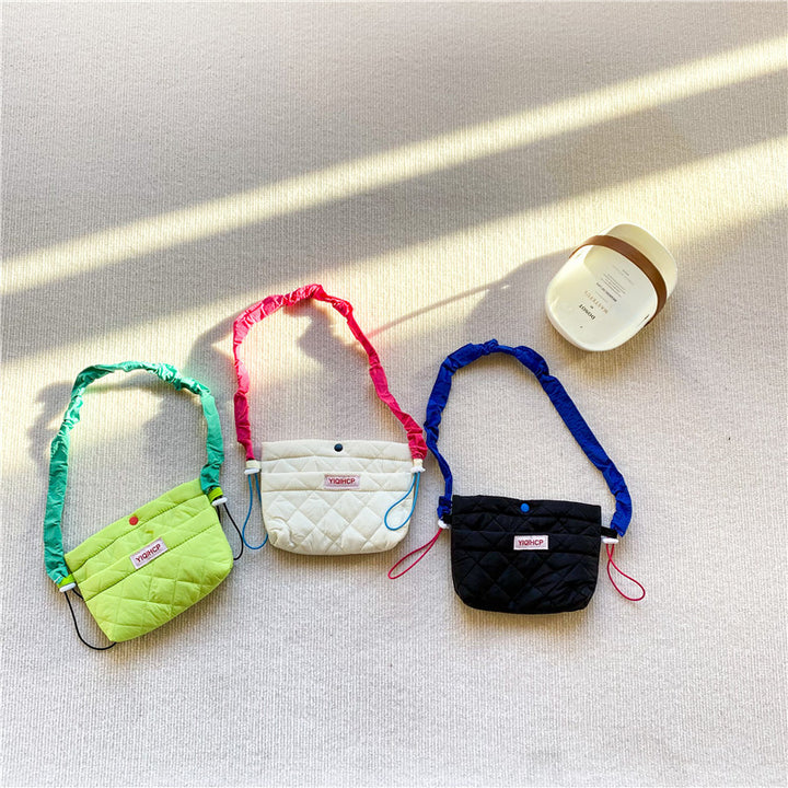 カラフルショルダーキルティングバッグ