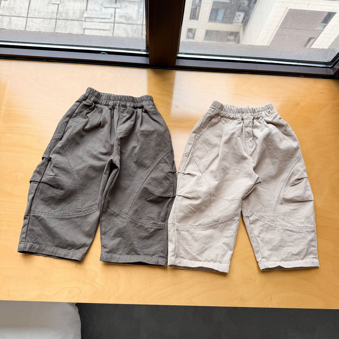 【80-150】シンプルバレルパンツ