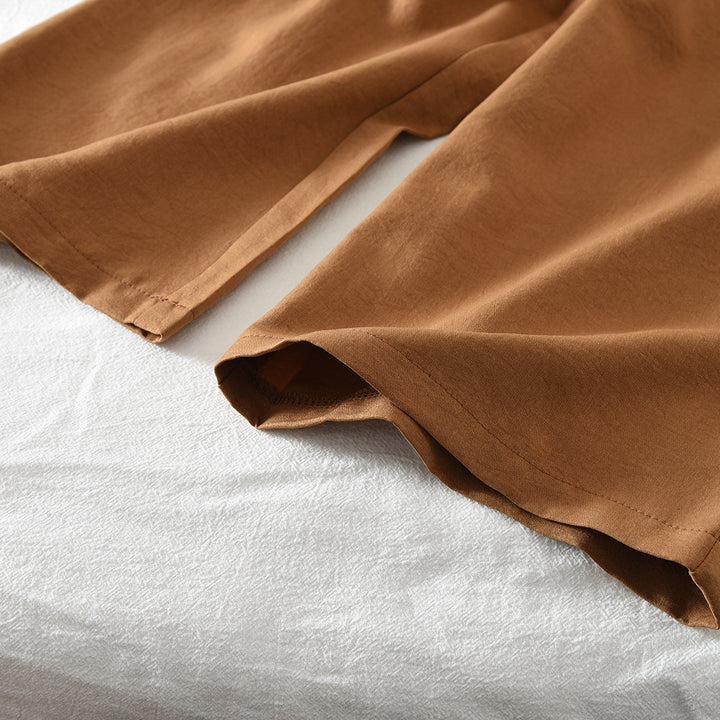 【100-140】フリルノースリーブ×ロングパンツセット