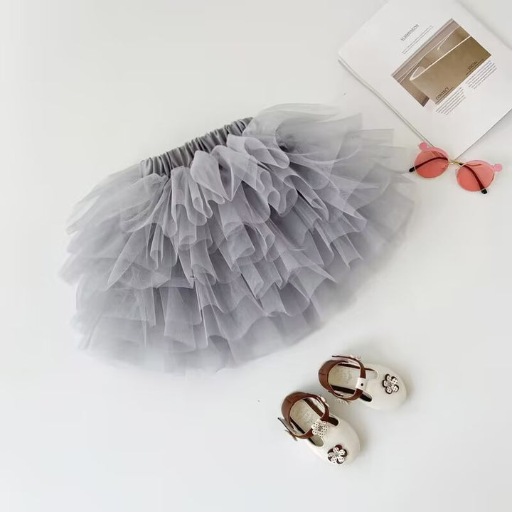 【80-140】チュールミニスカート