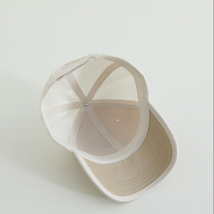 【49-54cm】フロントワッペンメッシュキャップ