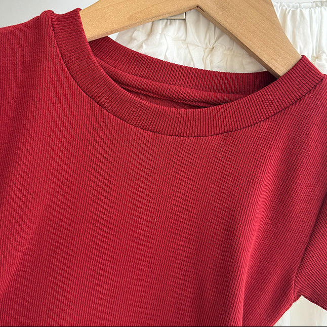 【90-140】バックデザインTシャツ