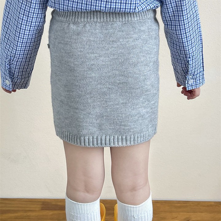 【90-140】タイトニットミニスカート