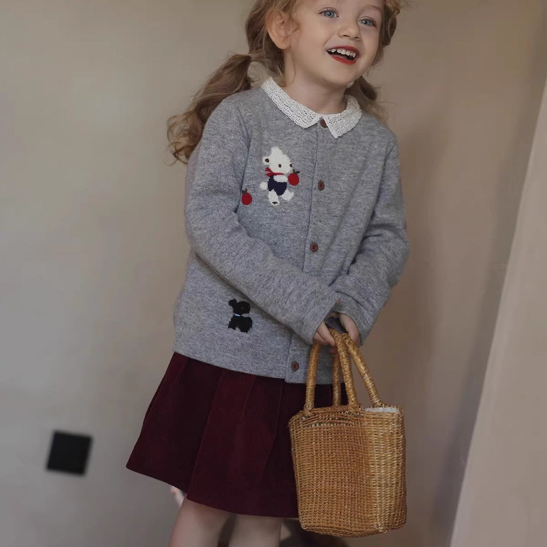 【110-150】ウエストギャザーコーデュロイスカート