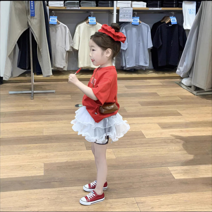 【90-140】ティアードチュールレイヤードスカート