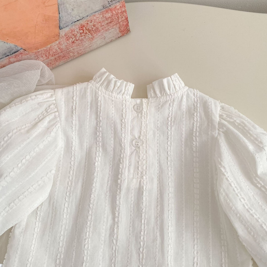 【73-120】フリルスタンドカラープルオーバー