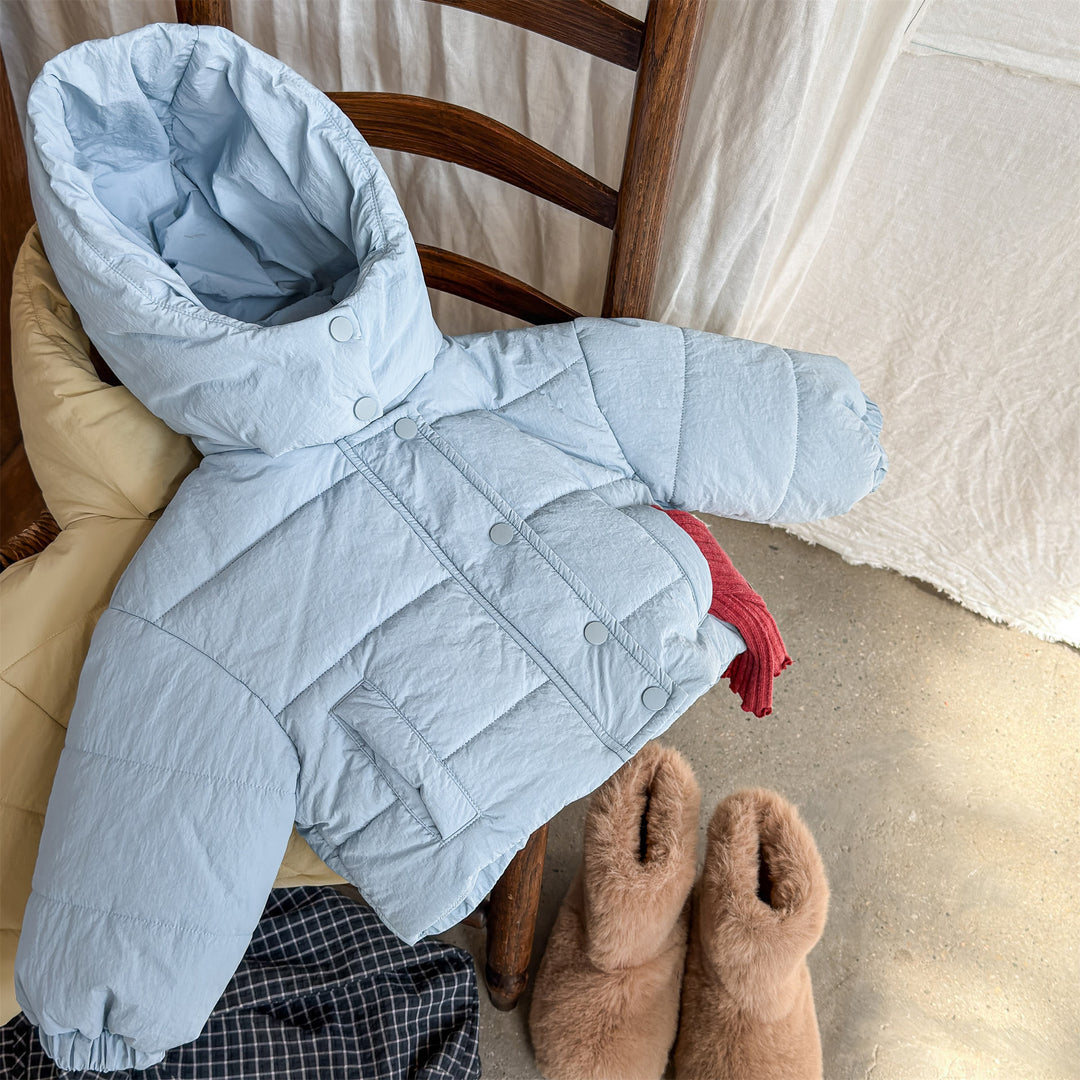 【80-130】フード付き中綿ジャケット