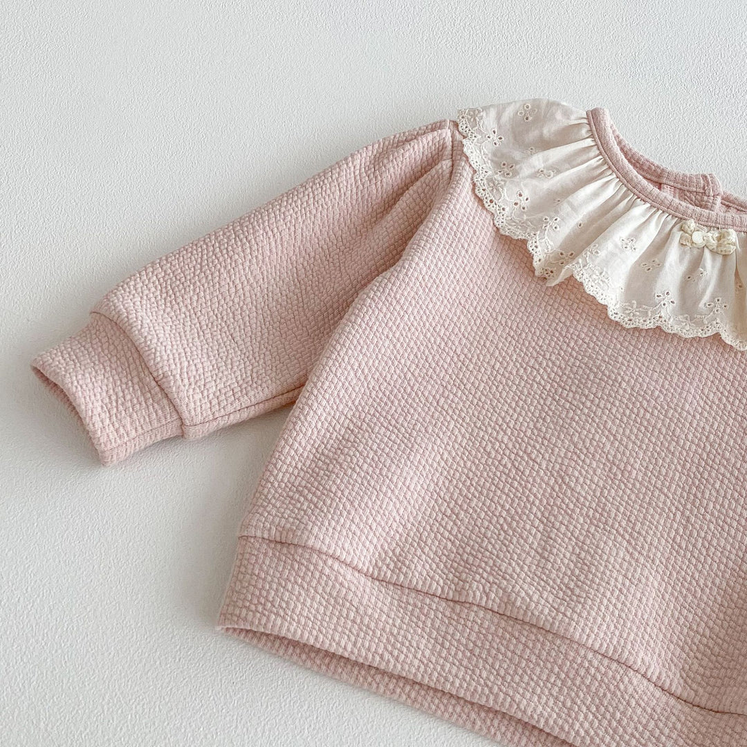 【73-110】ラッフルカラーワッフルセットアップ