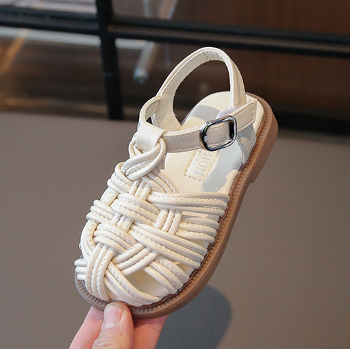 【14.5-20.0】シンプル編み込みサンダル