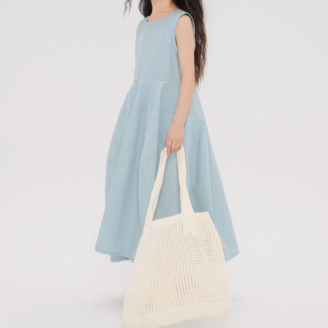 【90-150】ノースリーブシンプルワンピース