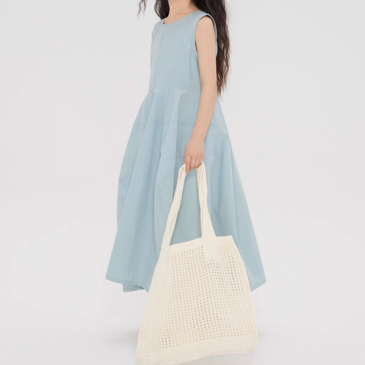 【90-150】ノースリーブシンプルワンピース