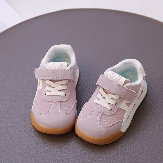 【12.0-18.5】ワンベルトラインデザインスニーカー