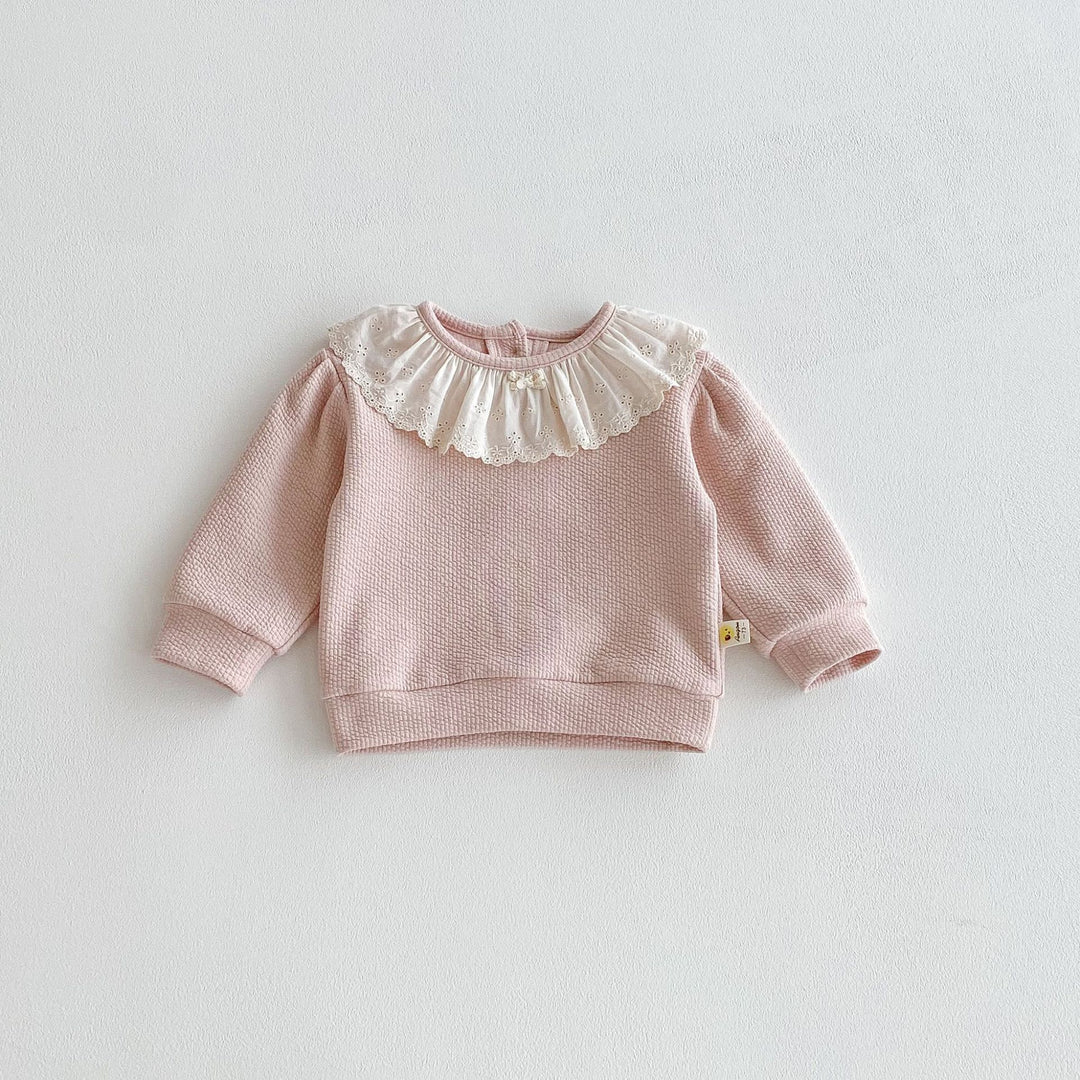 【73-110】ラッフルカラーワッフルセットアップ