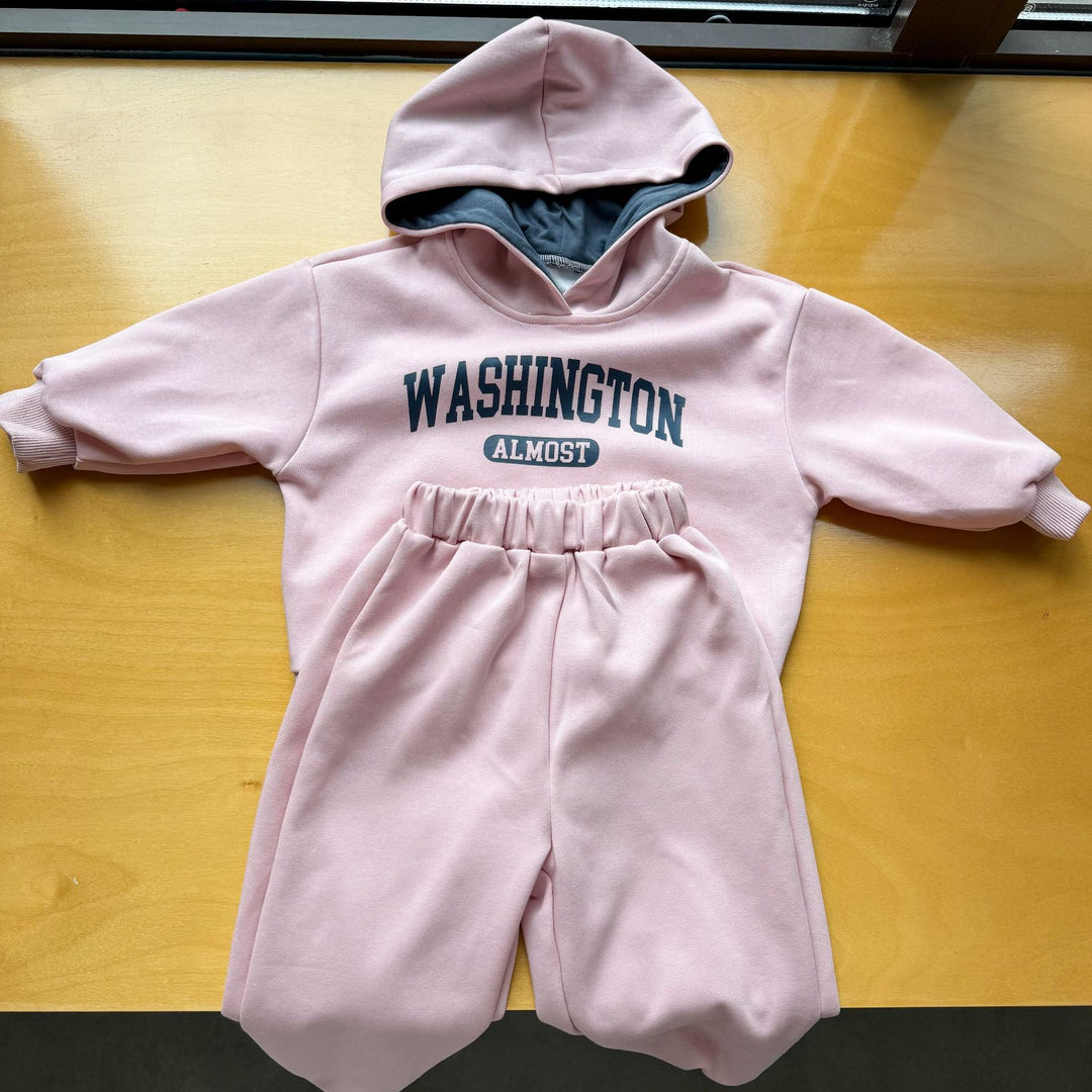 【80-150】WASHINGTONバイカラーフーディーセットアップ