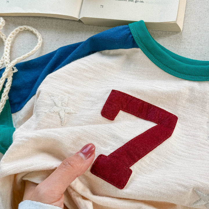 【80-130】スター＆７Tシャツ