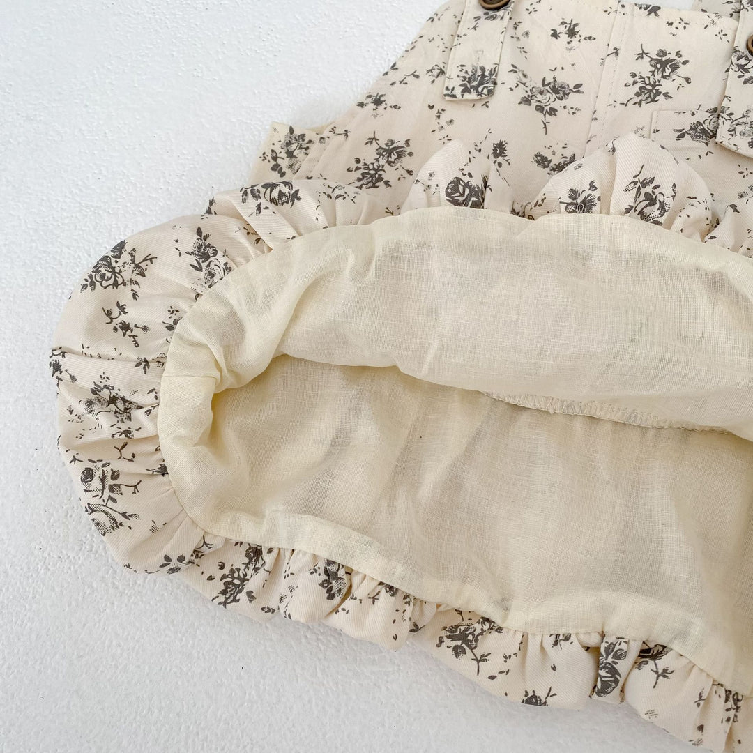 【73-110】裾バルーンサロペットスカート