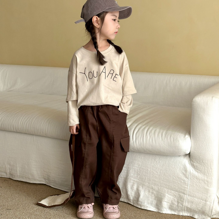 【80-150】YOU AREロングTシャツ