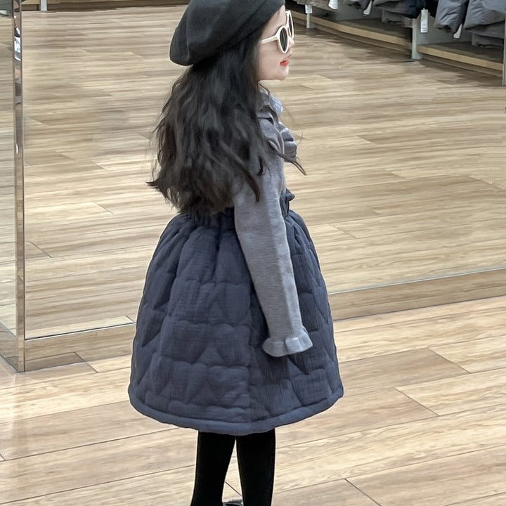 【90-120】ラッフルカラーフリルトップス