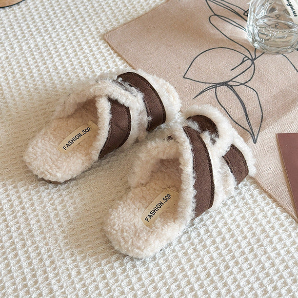 【15.5-21.5】クロスデザインボアサンダル