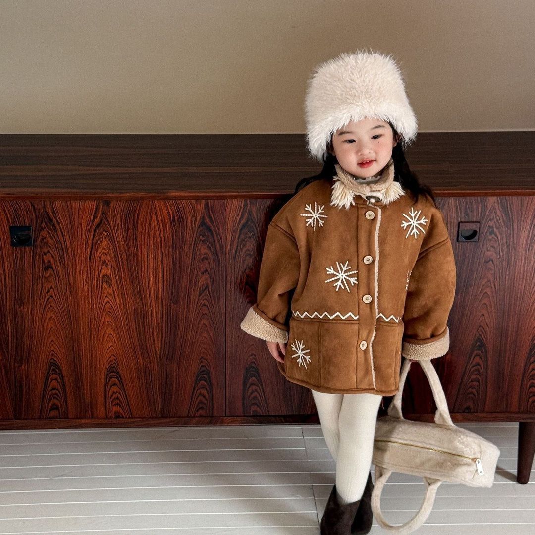 【90-140】snowflake刺繍ジャケット