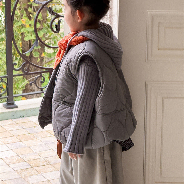 【90-140】キルティングパデッドベスト