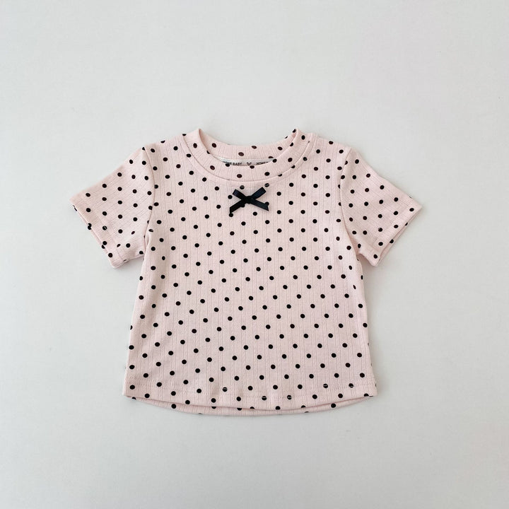 【73-130】フロントリボンTシャツ