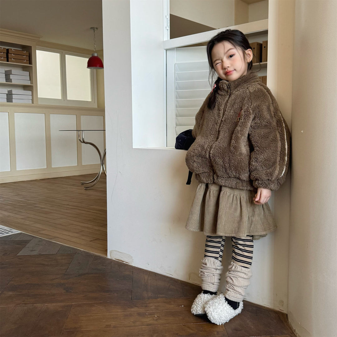 【80-130】サイドラインフリースジャケット